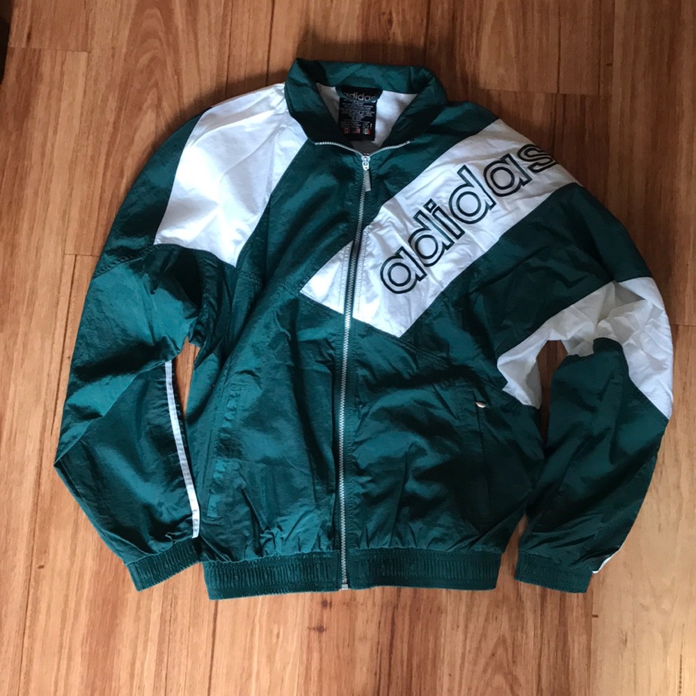 Adidas track jacket size small